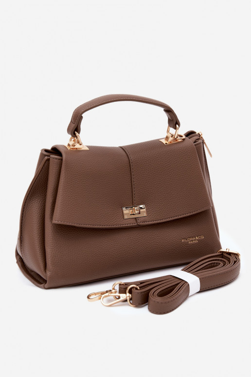 Dames tas in faux leather klei Sybella