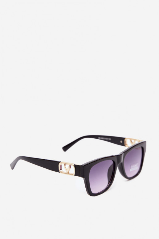 Dames zonnebril met UV-filter in zwart