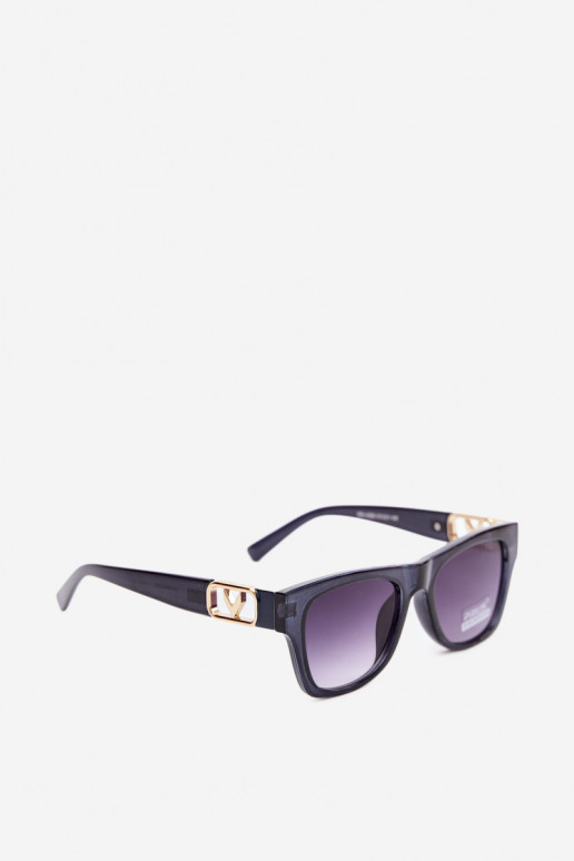 Dames zonnebril met UV-filter in donkerblauw