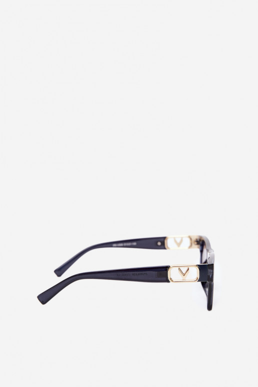 Dames zonnebril met UV-filter in donkerblauw