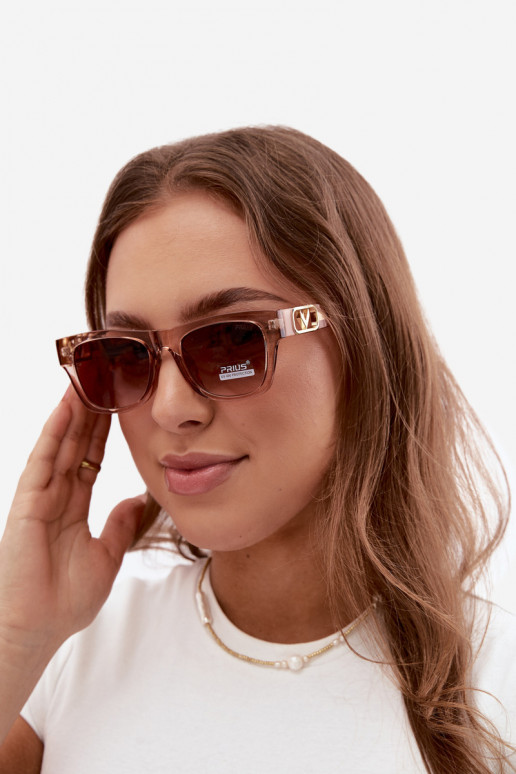 Dames zonnebril met UV-filter in roze