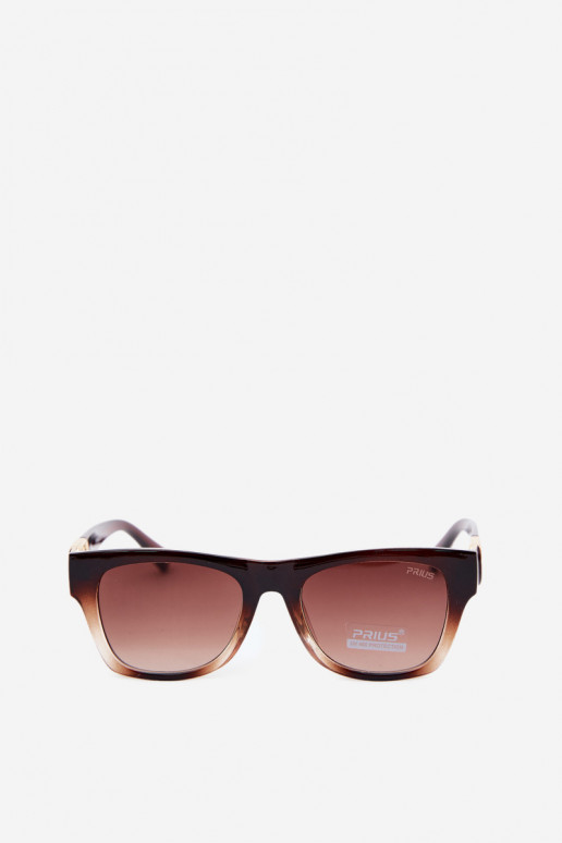 Dames zonnebril met UV-filter in bruin