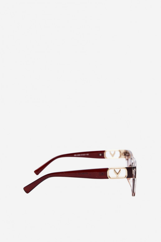 Dames zonnebril met UV-filter in bruin