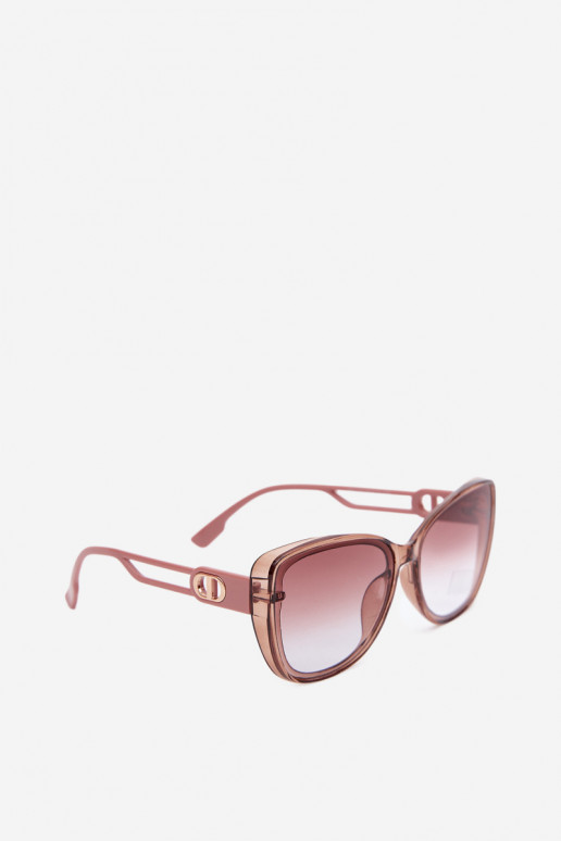 Dames zonnebril in cat-eye stijl roze