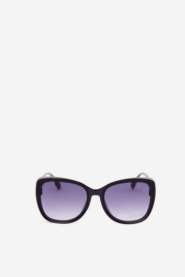 Dames zonnebril in cat-eye stijl zwart 2