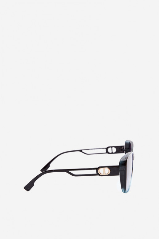 Dames zonnebril in cat-eye stijl blauw