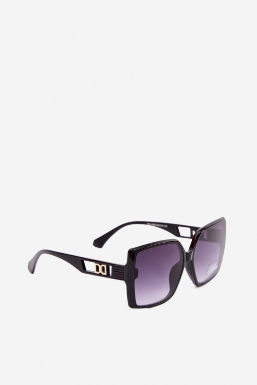 Dames zonnebril met UV-filter zwart