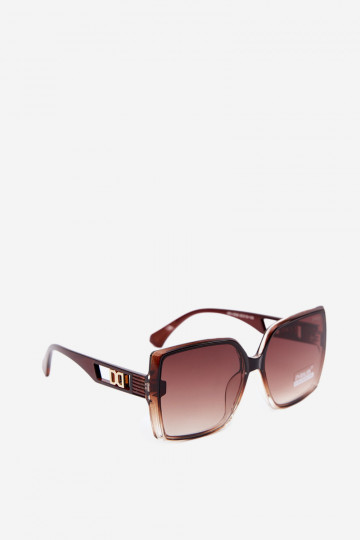Dames zonnebril met UV-filter bruin 2