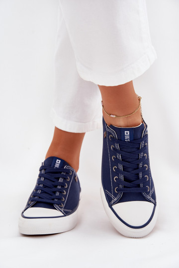 Donkerblauwe casual schoenen Big Star DD274A235 2