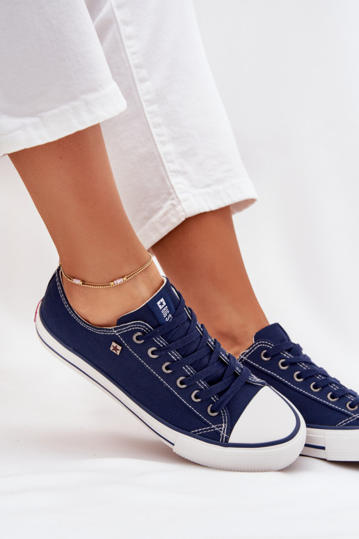 Donkerblauwe casual schoenen Big Star DD274A235
