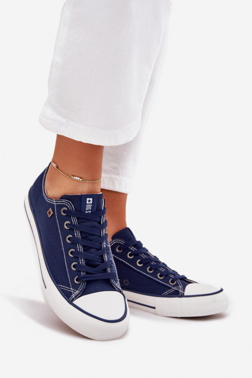 Donkerblauwe casual schoenen Big Star DD274A235