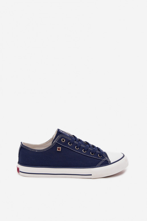 Donkerblauwe heren casual schoenen Big Star DD174503