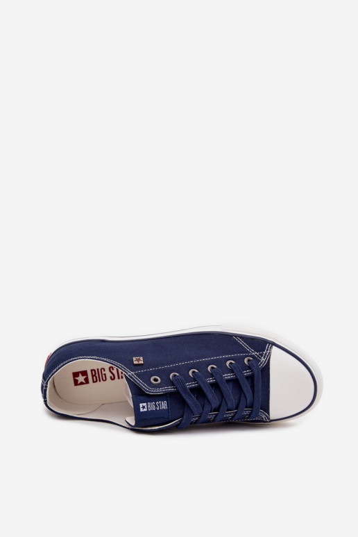 Donkerblauwe heren casual schoenen Big Star DD174503