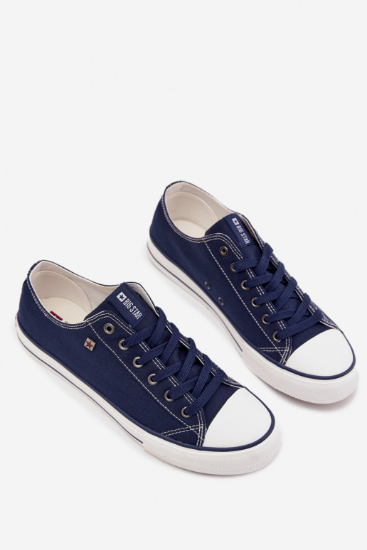 Donkerblauwe heren casual schoenen Big Star DD174503