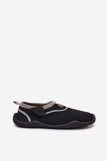 Zwarte dames schoenen met plakkende sluitingen PROINATER PRO-26-48-114L 2