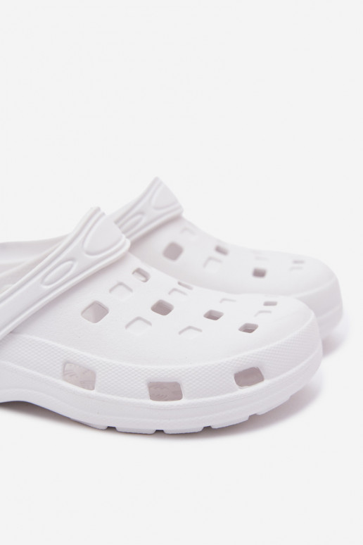 Witte dames lichte klompen LEMIGO 806