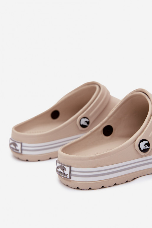 Dames lichte zandkleurige slippers Ashby