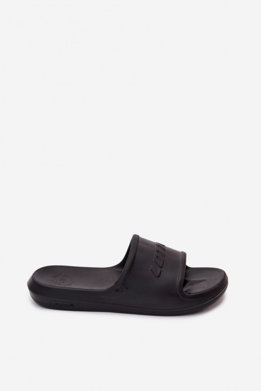 Heren lichte zwarte slippers Lotto 2400521U SPLISH OC