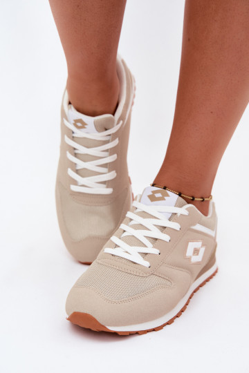 Dames zandkleurige sneakers LOTTO 2401850U EPICAN