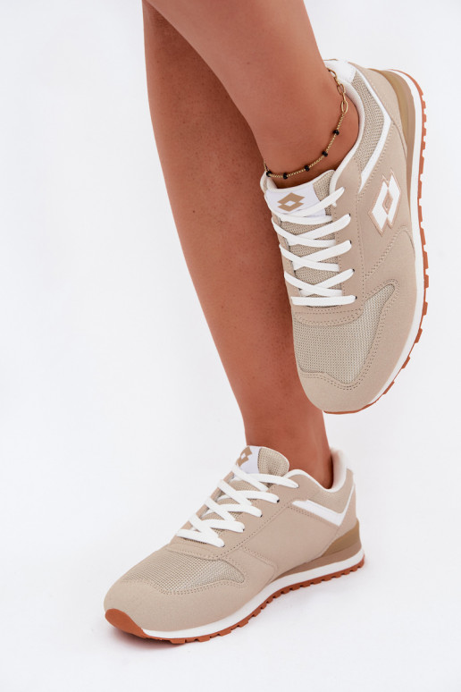 Dames zandkleurige sneakers LOTTO 2401850U EPICAN