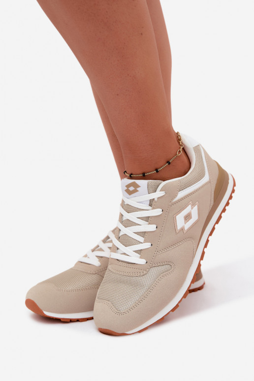 Dames zandkleurige sneakers LOTTO 2401850U EPICAN