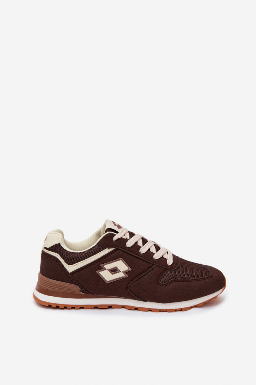 Dames chocoladekleurige sneakers LOTTO 2401850U EPICAN