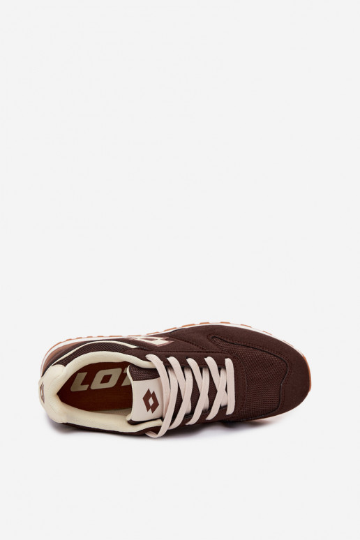 Dames chocoladekleurige sneakers LOTTO 2401850U EPICAN