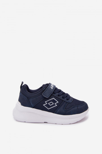 Kindersneakers met klittenband LOTTO SOBRIO 2601570K donkerblauw 2