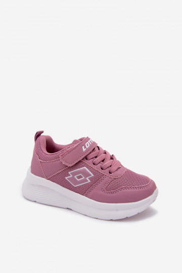 Kindersneakers met klittenband LOTTO SOBRIO 2601570K roze