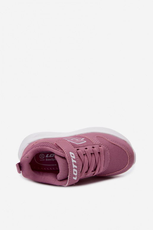 Kindersneakers met klittenband LOTTO SOBRIO 2601570K roze