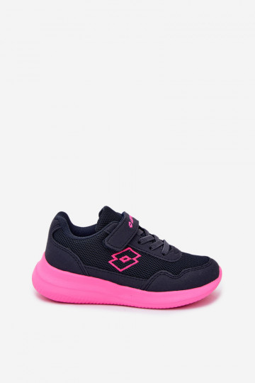 Kindersneakers met klittenband LOTTO 2600002K CONNEECT blauw-roze 2