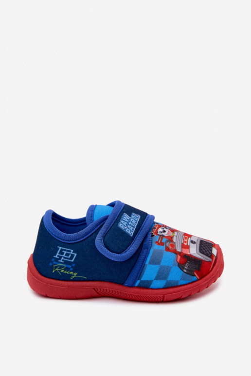 Kinderslippers met klittenband PAW Patrol donkerblauw