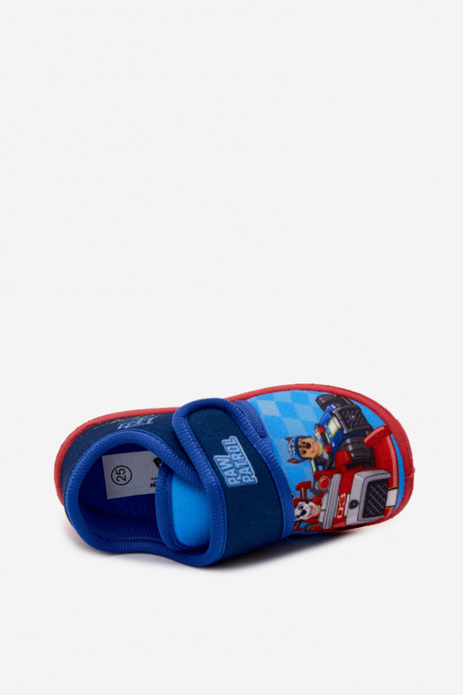 Kinderslippers met klittenband PAW Patrol donkerblauw