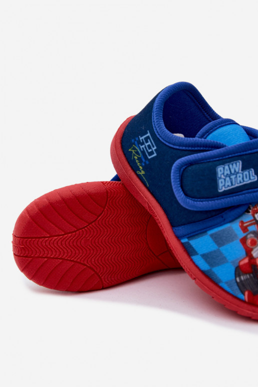 Kinderslippers met klittenband PAW Patrol donkerblauw