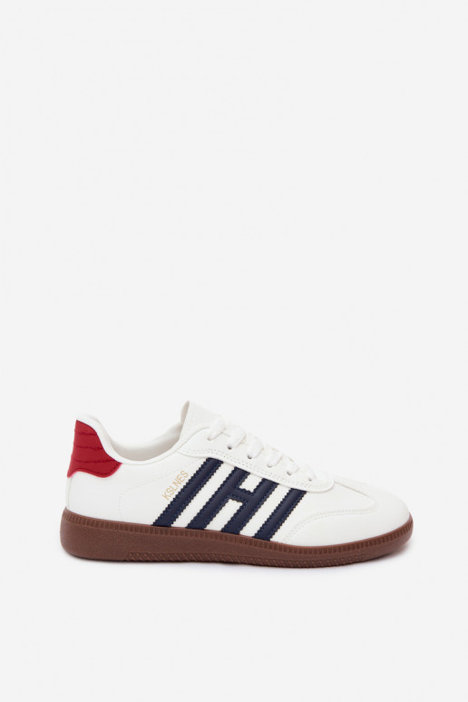 Heren witte sneakers met bandjes Chrissy