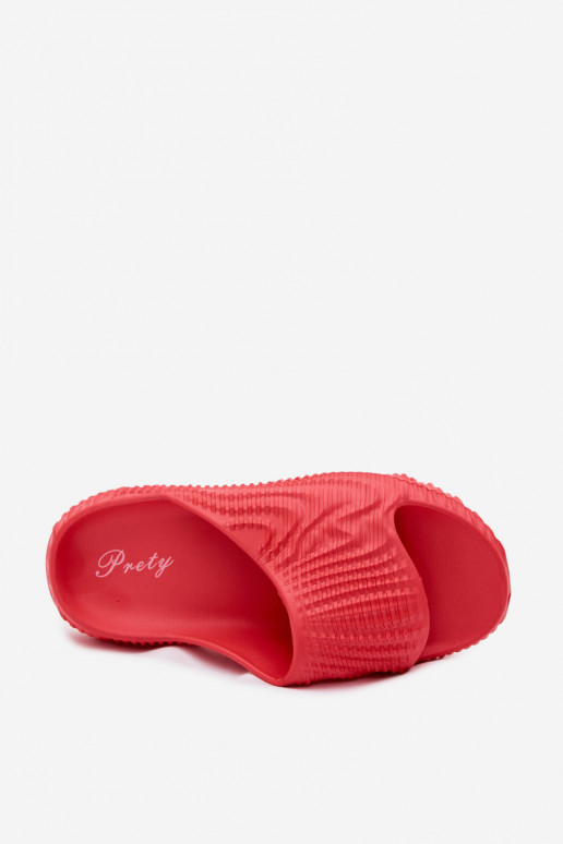 Heren rode lichte slippers Hilda