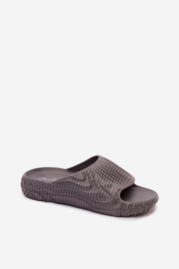Heren grijze lichte slippers Hilda