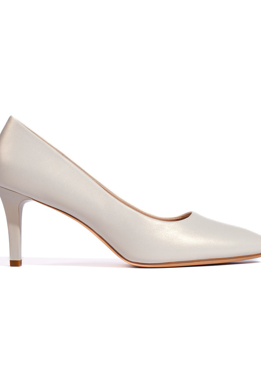 Witte elegante stilettos