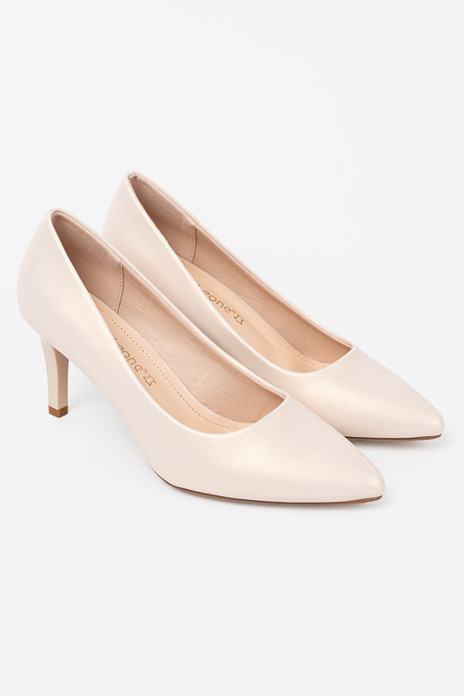 Witte elegante stilettos
