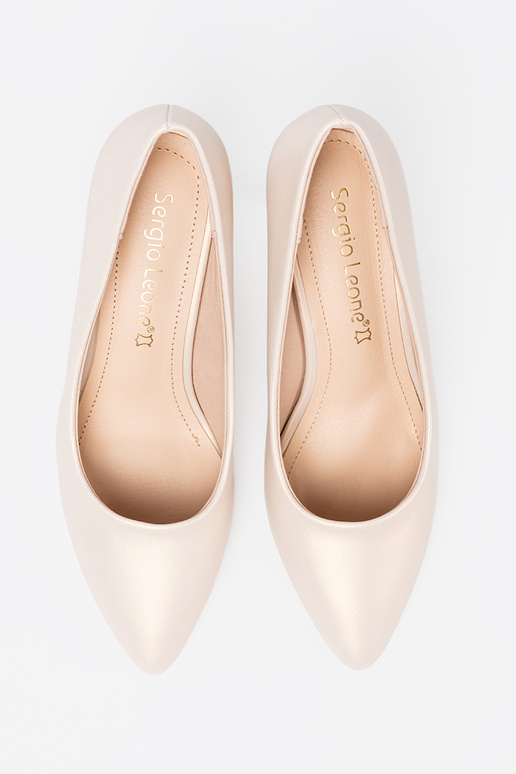 Witte elegante stilettos
