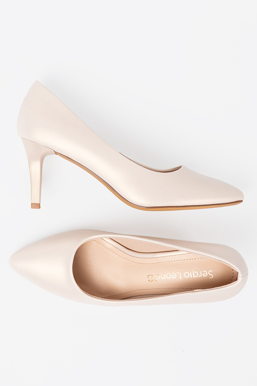 Witte elegante stilettos