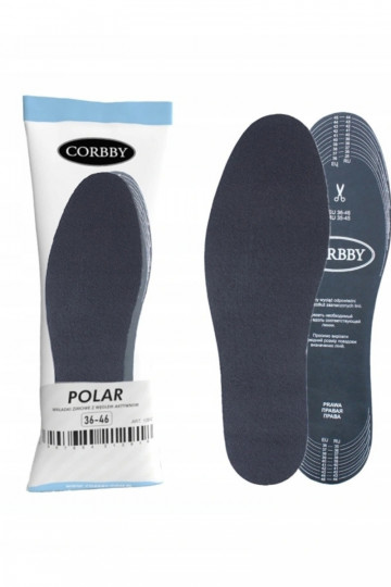 Corbby POLAR verwarmde inlegzolen met actieve koolstof