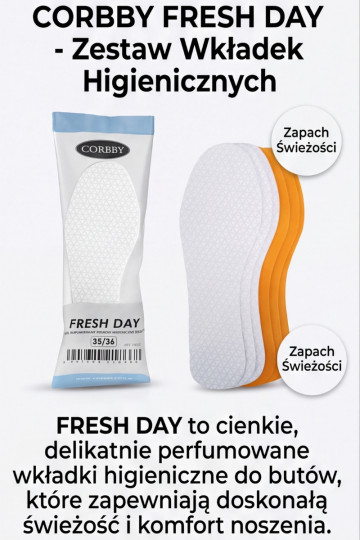 Corbby Fresh Day Inlegzolen 3 paar 2