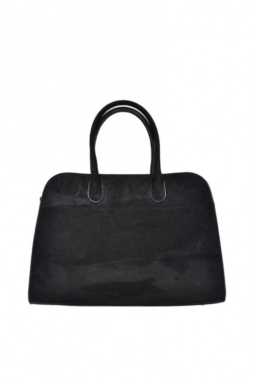 Dames zwarte tas van eco-suède Big Star SS574007