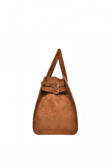 Dames bruine tas van eco-suède Big Star SS574008 2