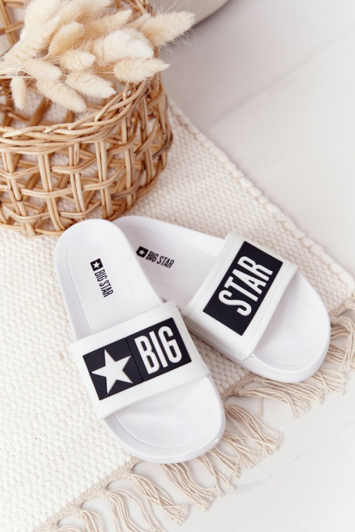 Big Star DD374151 Witte Kinder Slippers