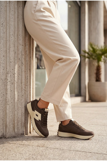 Dames sneakers LOTTO 2401930U CALENTO Chocolade