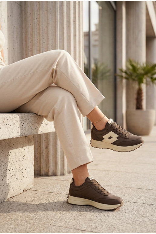 Dames sneakers LOTTO 2401930U CALENTO Chocolade