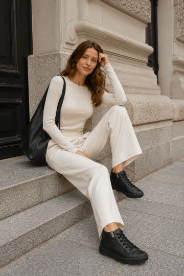 Dames schoenen in zwart Brindle 2