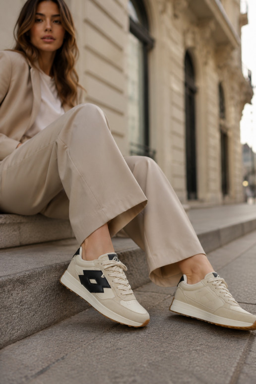 Dames sneakers LOTTO 2401930U CALENTO in gedempt wit